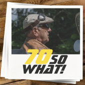 70おもしろいだから何引用文写真70誕生日 スタンダードカクテルナプキン