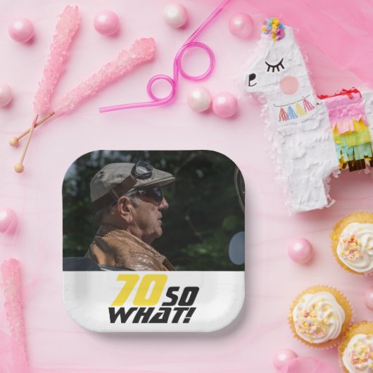 70おもしろいだから何引用文写真70誕生日 ペーパープレート (パーティー)