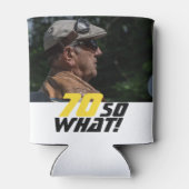 70おもしろいだから何引用文写真70誕生日 缶クーラー (裏面)