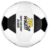 70おもしろいだから何引用文70誕生日 サッカーボール (回転)