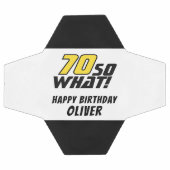70おもしろいだから何引用文70誕生日 サッカーボール (フラット)