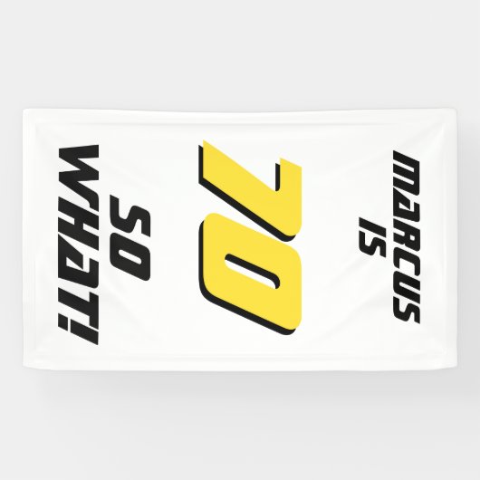 70おもしろいだから何引用文70th誕生日パーティー 横断幕 (横)