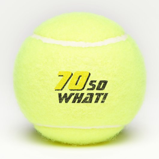 70おもしろいだから何感動的引用文70誕生日 テニスボール (裏面)