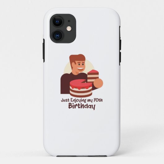 70おもしろい歳の誕生日を楽しむことわざ Case-Mate iPhoneケース (裏面)