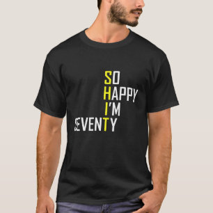 70おもしろい番目の誕生日ギフト70歳 Tシャツ