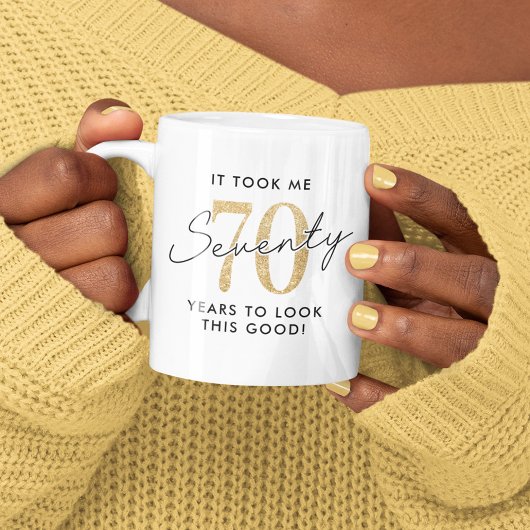70おもしろい番目の誕生日ギフト コーヒーマグカップ
