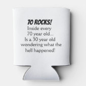 70おもしろい番目の誕生日ギフト 缶クーラー (裏面)