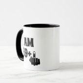 70おもしろい番目の誕生日ギフト、69プラス1マグカップ マグカップ (正面左)