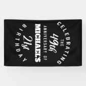 70おもしろい誕生日パーソナライズされた 横断幕 (横)