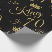 70おもしろい誕生日男性へ ラッピングペーパー (角)