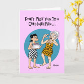 70おもしろい誕生日 カード (黄色い花)