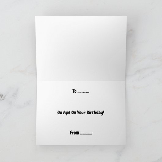 70おもしろい誕生日 カード (内部)