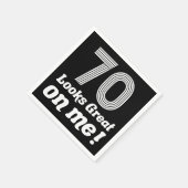 70おもしろい誕生日 スタンダードカクテルナプキン (角)