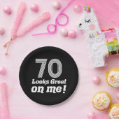 70おもしろい誕生日 ペーパープレート (パーティー)