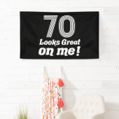 70おもしろい誕生日 横断幕 (インサイチュ)