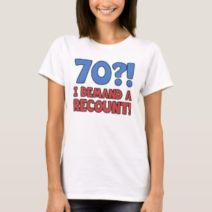 70おもしろい誕生日Gagギフト Tシャツ