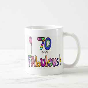 70およびすばらしい第70誕生日 コーヒーマグカップ