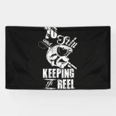 70およびスチ保ルのITリール魚釣り誕生日 横断幕 (横)