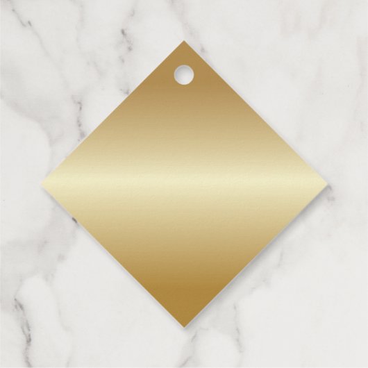 70およびSASSY誕生日ブラック金ゴールドギフトラベル フェイバータグ (裏面)