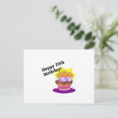 70お誕生日ケーキ ポストカード (スタンド正面)