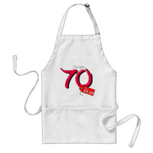 70じゃなくて69.99バブル文字 スタンダードエプロン
