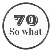 70だからおもしろい何ことわざ70誕生日 アイスホッケーパック (正面)