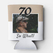 70だからおもしろい何引用文70誕生日 缶クーラー (裏面)