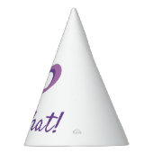 70だから何おもしろいピンクタイポグラフィ70誕生日 パーティーハット (右)