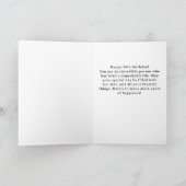 70だから何おもしろいローレルリースクラウン70誕生日 カード (内部)