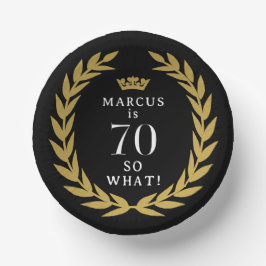 70だから何おもしろいローレルリースクラウン70誕生日 ペーパーボウル