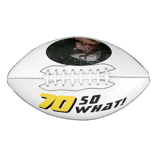 70だから何おもしろい70感動的番目の誕生日 アメリカンフットボール (正面)