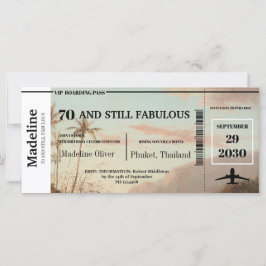 70とまだ素晴らしいトロピカルボーディングパス