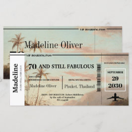 70とまだ素晴らしいトロピカルボーディングパス