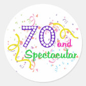 70と壮観 ラウンドシール (正面)