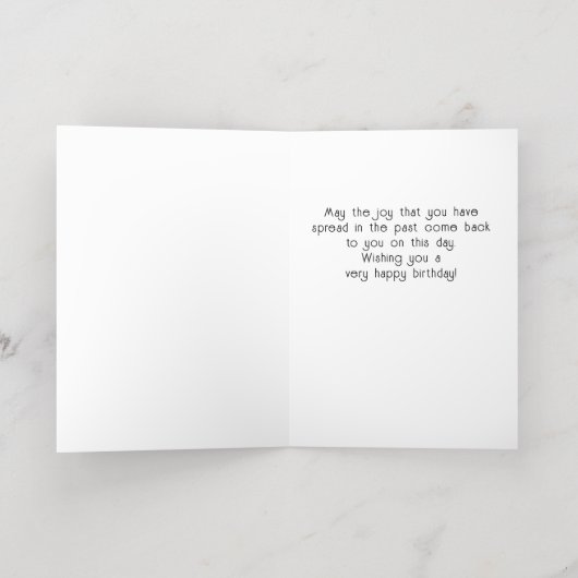 70と素晴らしい金ゴールドグリッター写真70誕生日 箔グリーティングカード (内側レイダウン)