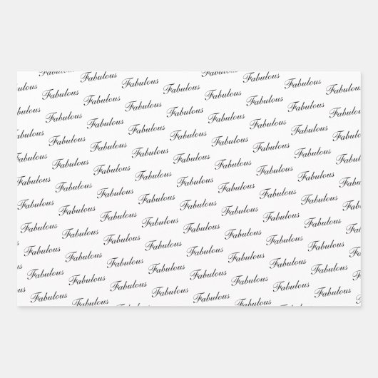 70と素晴らエレガントしいブラック70誕生日 ラッピングペーパーシート (正面3)