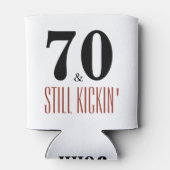 70とStill Kickin'誕生日パーティーCan Coozie 缶クーラー (裏面)