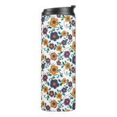 70のフォークアートディジーレトロデイジーインジュエリートーン タンブラー (回転左)