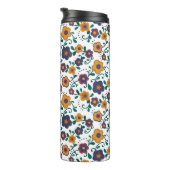 70のフォークアートディジーレトロデイジーインジュエリートーン タンブラー (回転右)