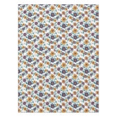 70のフォークアートディジーレトロデイジーインジュエリートーン テーブルクロス (正面)