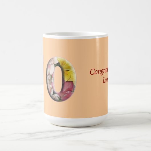 70のマイル標石のマグの第70誕生日記念日 コーヒーマグカップ (中央)