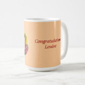 70のマイル標石のマグの第70誕生日記念日 コーヒーマグカップ (正面右)