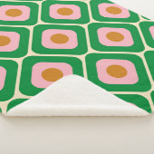 70のレトロシームレスなパターン。60sおよび70sの美的 シェルパブランケット (3/4)