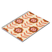 70のレトロシームレスなパターン。60sおよび70sの美的 ノートブック (左側)