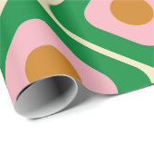 70のレトロシームレスなパターン。60sおよび70sの美的 ラッピングペーパー (ロールコーナー)