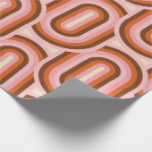 70のレトロシームレスなパターン。60sおよび70sの美的 ラッピングペーパー (角)