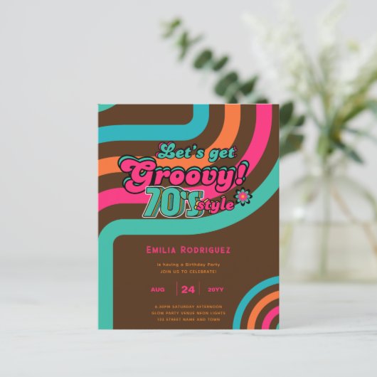 70のレトロディスコ踊り誕生日ブギーグルービー (スタンド正面)