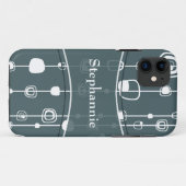 70のレトロブルースクウェアメイトID™ iPhone 5ケース Case-Mate iPhoneケース (裏面(横))