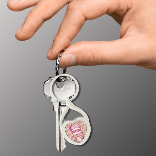 70のレトロベガススタイルすごいママ常忙しに24/7 キーホルダー