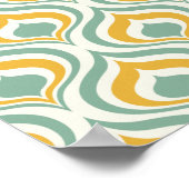 70の壁紙パターン ポスター (角)